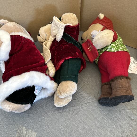 3 Starbucks Bearista Bears Winter Holiday Christmas Edition 2004 2006 2010 - Picture 14 of 15